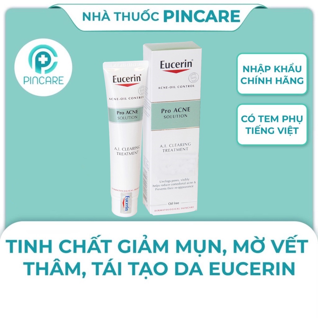 Kem giảm mụn Eucerin Pro Acne Solution A.I Treatment 40ml - Hàng chính hãng - Nhà thuốc PinCare