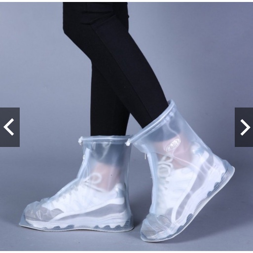 Bao bọc giày đi mưa, Áo mưa giày siêu tiện lợi, chống trơn trượt, Chất liệu nhựa PVC cao cấp