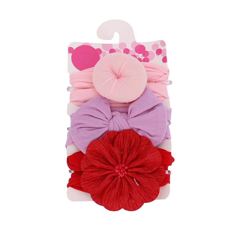 Set 3 Băng Đô Nơ Dễ Thương Cho Bé Gái