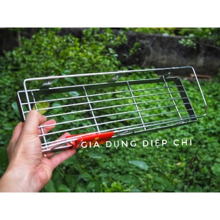 Kệ inox 1 tầng, kệ gia vị, kệ nhà tắm inox 304 (2 kích thước) loại dày.