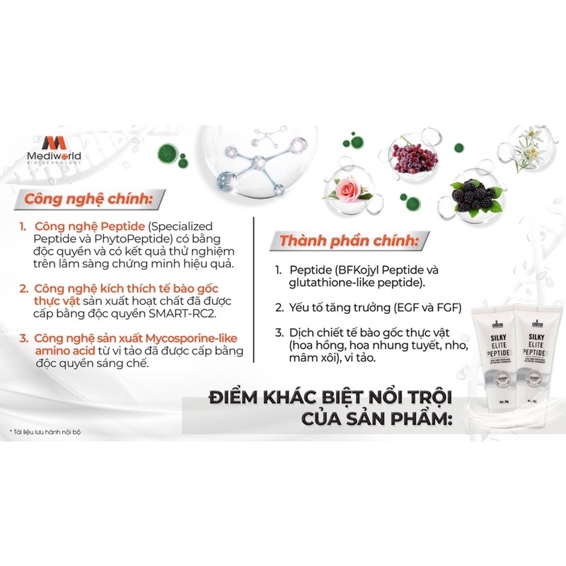 Silky Elite Peptide | Silky Intensive mới- Dưỡng chất siêu cấp ẩm và dưỡng trắng da .
