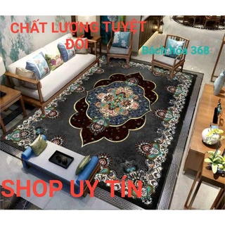💥 rẻ vô địch 💥 thảm trải sàn bali 5d mẫu hoàng gia ghi , thảm trải sàn bali 5d cao cấp sang trọng kt 1m6x2m3