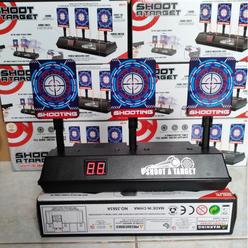 Bia tập bắn điện tử tự động hồi mục tiêu - Electric shooting target