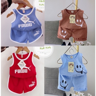 Combo 2 bộ cotton mềm mại 2 mẫu khac nhau cho bé mã 2bfm