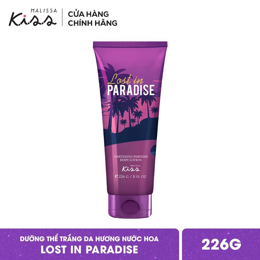 Sữa Dưỡng Trắng Da Toàn Thân Hương Nước Hoa Malissa Kiss 226g-Lost In Paradise | BigBuy360 - bigbuy360.vn