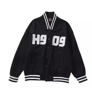 Áo Khoác Dù Bomber Nam Nữ Logo H909 Siêu Hot Hit Thời Trang - Shop3nunisex