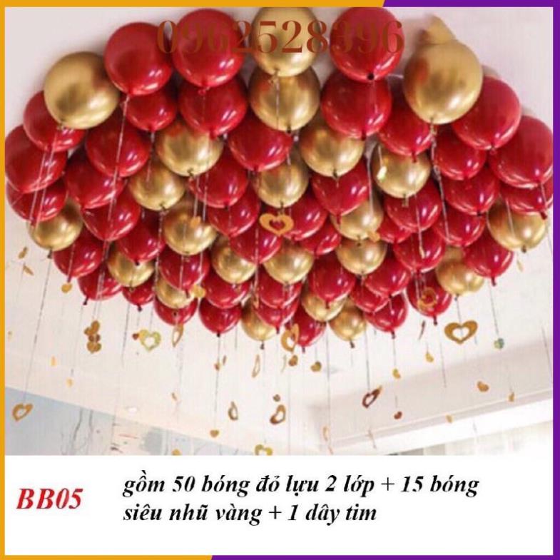 Bóng Đỏ Lựu 2 Lớp ( Bóng Lồng)