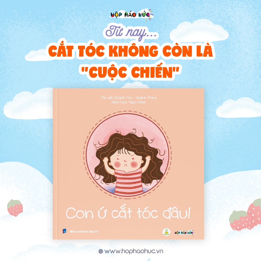 Sách - Con Ứ Cắt Tóc Đâu cho bé 0-3 tuổi