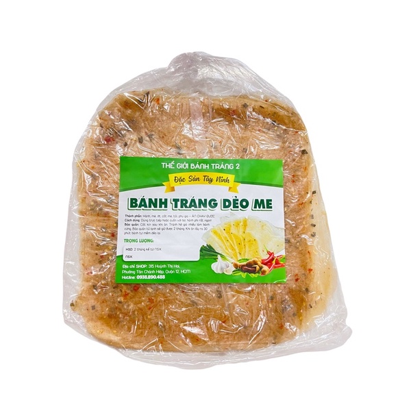 500gr Bánh tráng dẻo me đặc sản cực ngon Tây Ninh!!