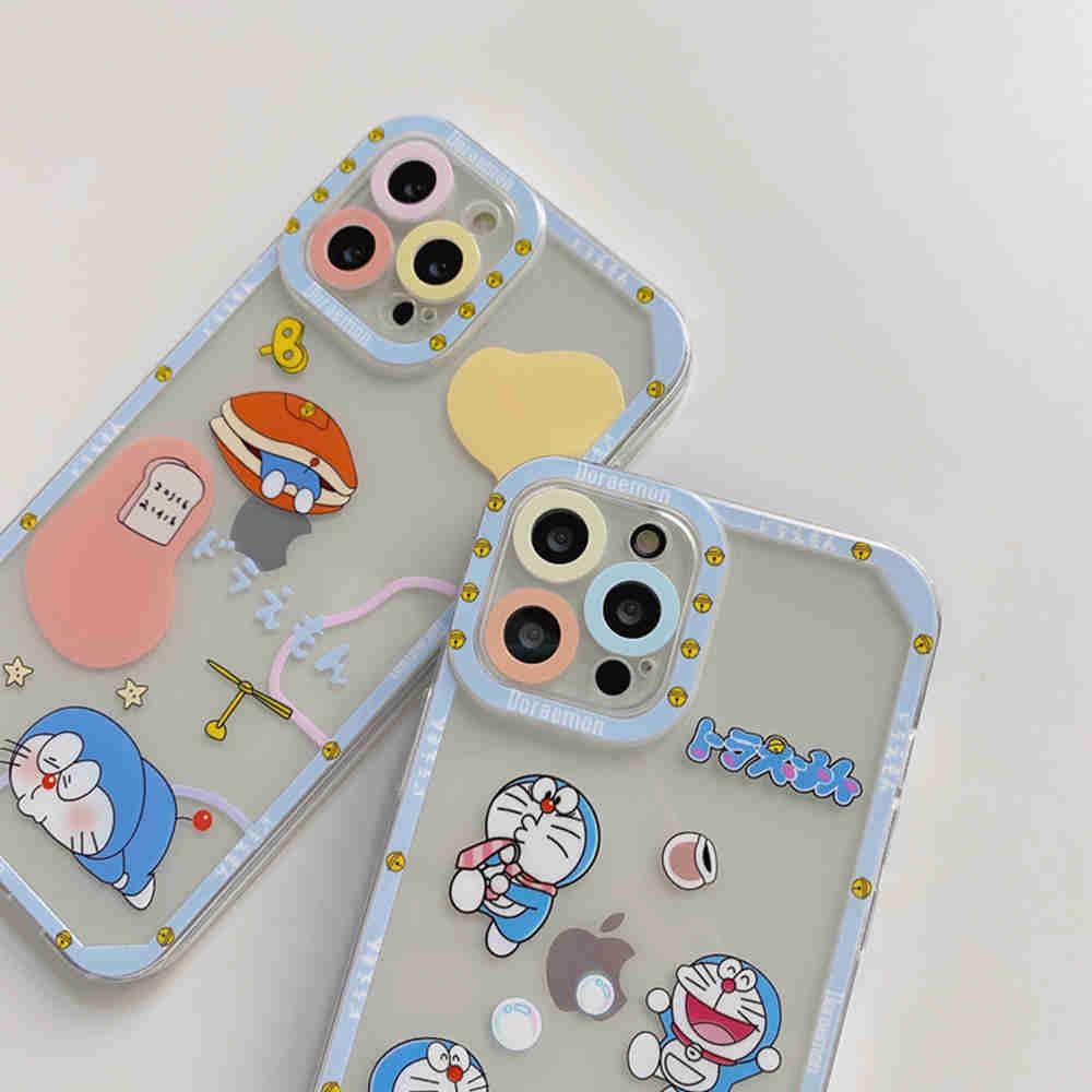Ốp lưng IPhone trong lỗ viền camera  ĐOREMON 6plus/6s/6splus/7/7plus/8/8plus/x/xr/xs/11/12/13/14/pro/max/plus/promax