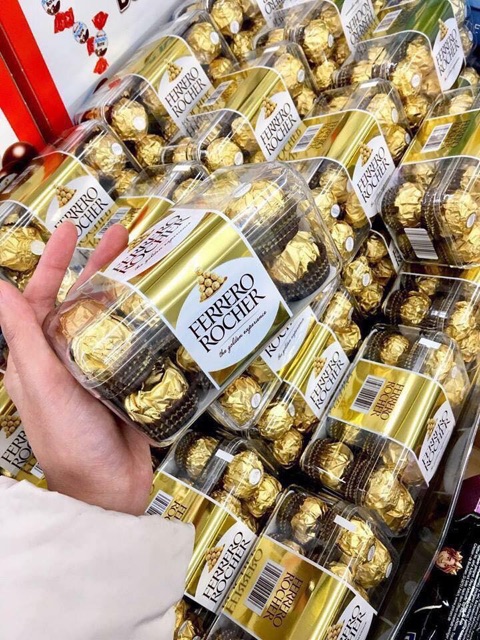 # kẹo socola Ferrerp Rocher hộp 16 viên