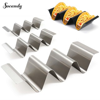Khay Đựng Bánh Taco Bằng Thép Không Gỉ Tiện Dụng