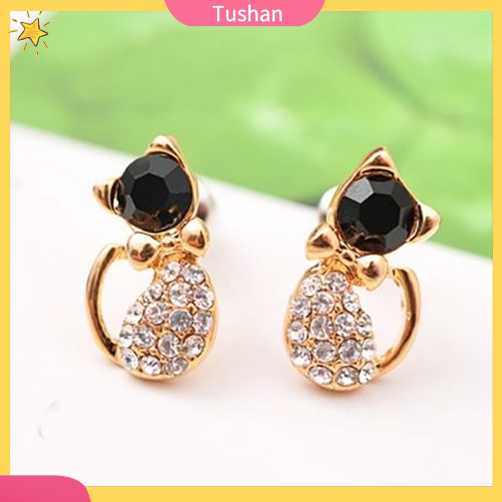 Khuyên tai nữ hình chú mèo đáng yêu