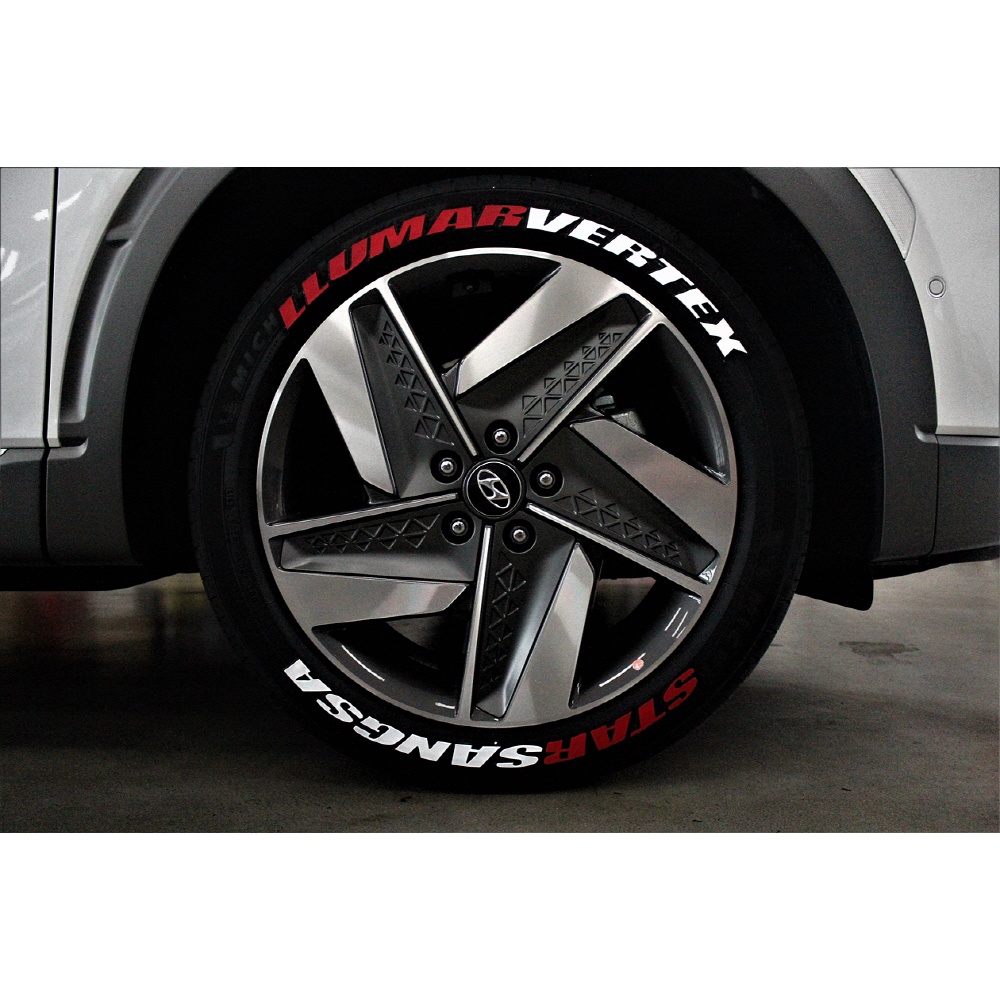 Universal Car Motorcycle 3D Tyre Wheel Sticker Styling DIY Trang trí Đề can