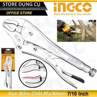 7-10" kềm bấm chết ingco hcjlw0207 hcjlw0210 kìm bấm khóa thép không gỉ, mạ niken bóng kẹp chặt, khóa, hỗ trợ siết lực