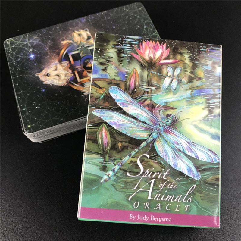 Bộ Thẻ Bài Tarot Tiếng Anh Hình Động Vật Dành Cho Người Lớn Và Trẻ Em