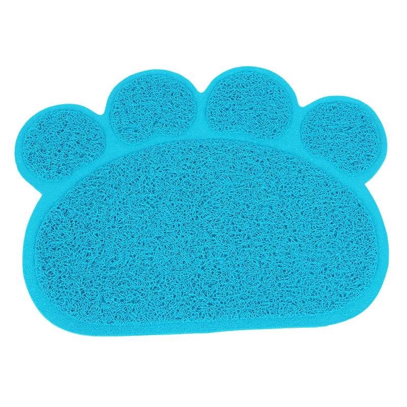 Tấm Lót Bàn Ăn Bằng PVC Hình Dấu Chân Chó Mèo May Mắn Cho Thú Cưng