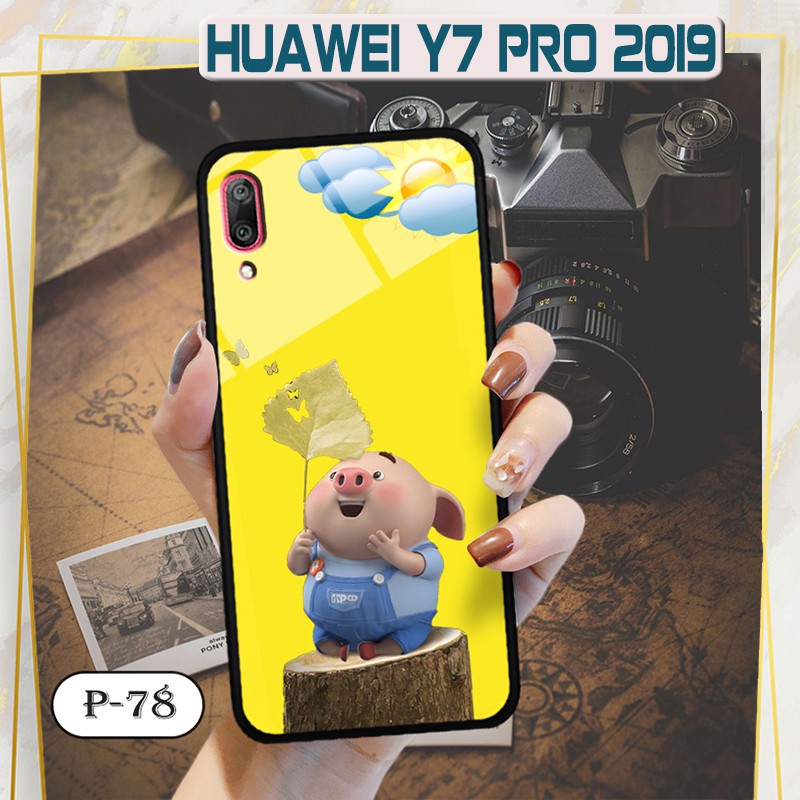 Ốp lưng kính 3D Huawei Y7 Pro 2019-cute