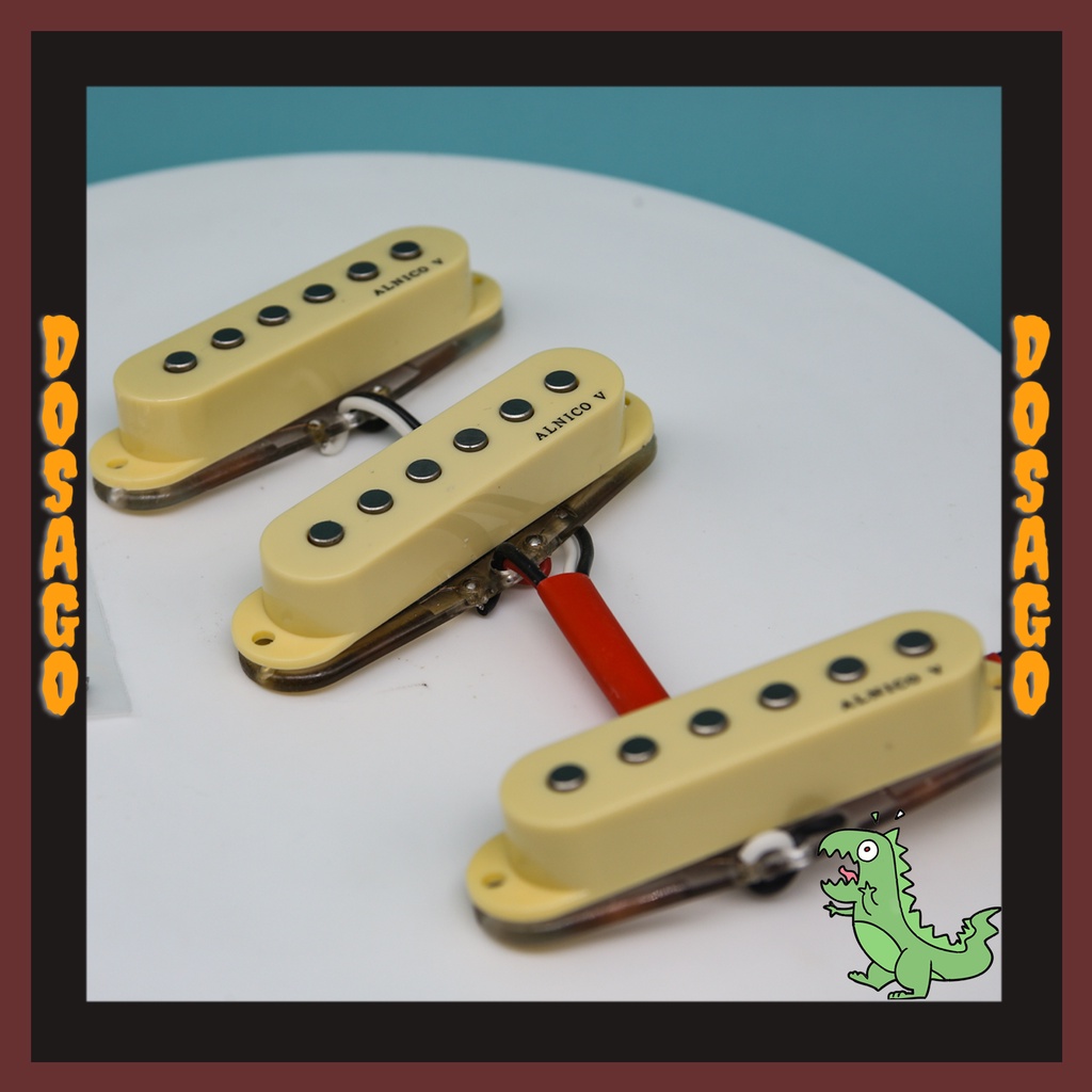 Pickup Guitar điện mẫu Single coil đũa alnico cao cấp