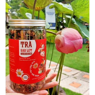 trà gạo lứt xạ đen đậu đen yến beauty