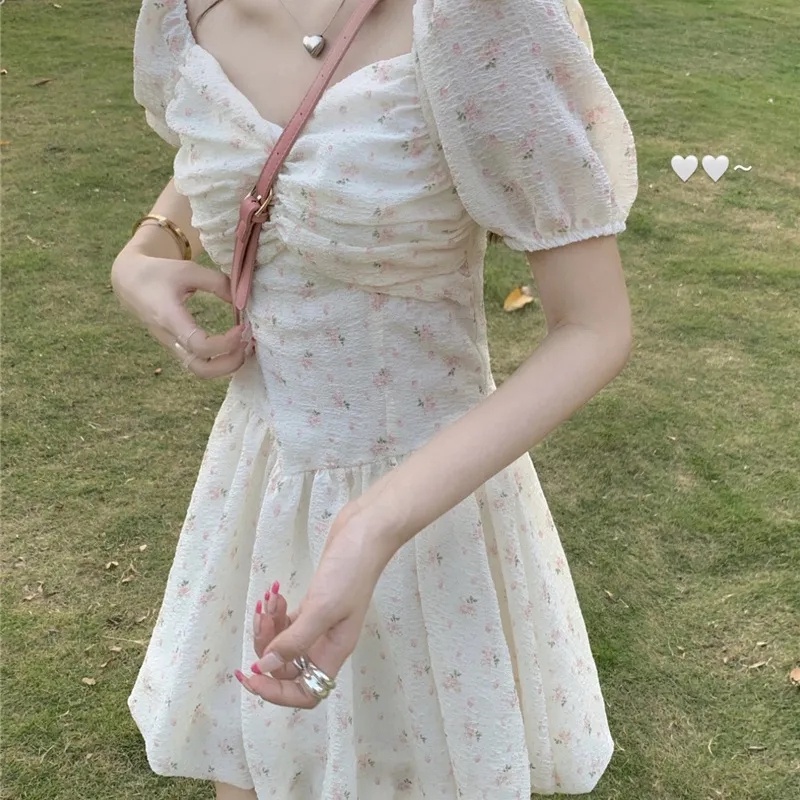 [Hana And Alice] Váy Voan Ngắn Chất Lượng Cao Thời Trang