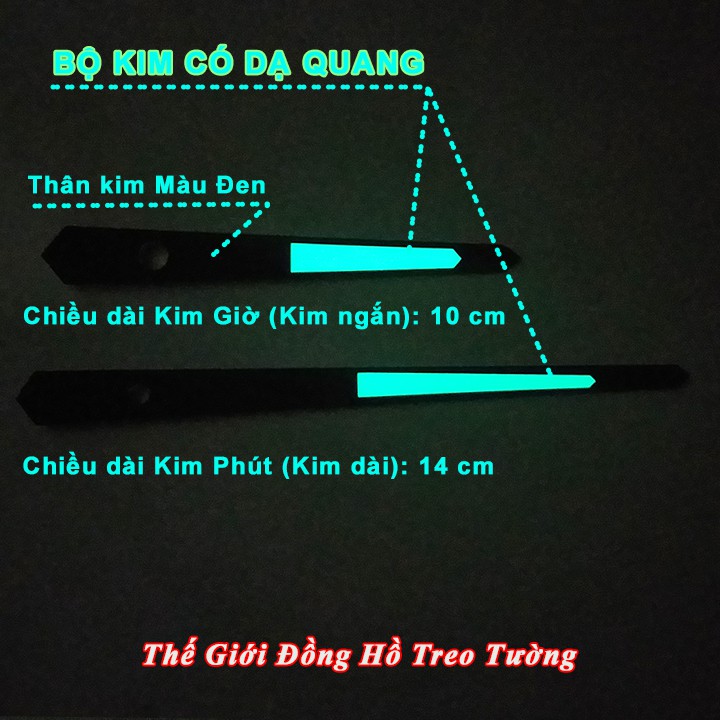 Máy Đồng Hồ Nhạc Chuông Kim Trôi Cao Cấp Eastar có 16 điệu Nhạc Gõ Báo giờ + Bộ Kim Dạ Quang + Pin Maxell