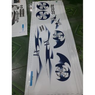 Tem rời dán xe nouvo đặt in