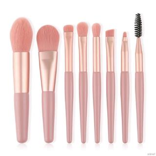 [Hàng mới về] Bộ 8 cọ trang điểm mini tiện dụng đi du lịch