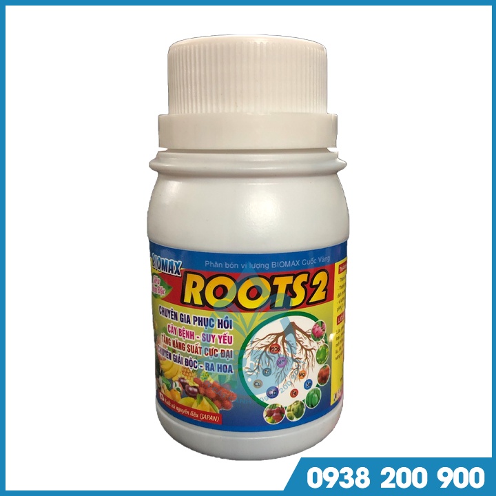 Kích Ra Rễ Roots 2 (100ml) - Phân bón lá Roots2 - Ra Rễ cực mạnh Roots2