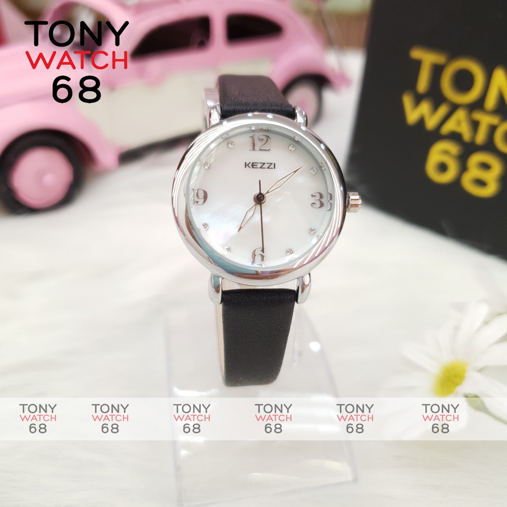 Đồng hồ nữ Kezzi đẹp chính hãng mặt ngọc trai chống nước Tony Watch 68 | BigBuy360 - bigbuy360.vn