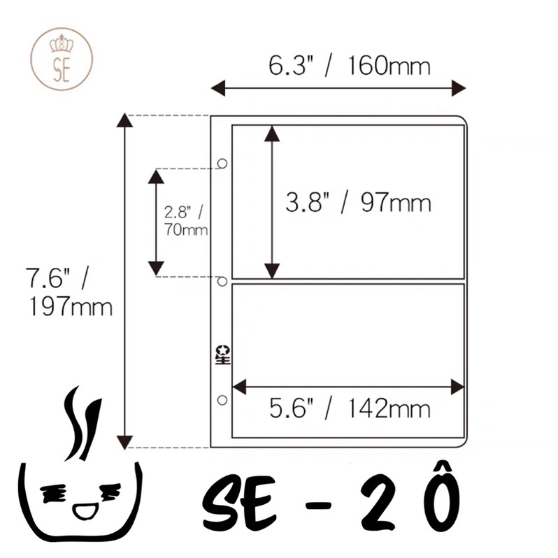 SHEET SE DÙNG CHO BINDER BÌA CÒNG A5-3 CÒNG