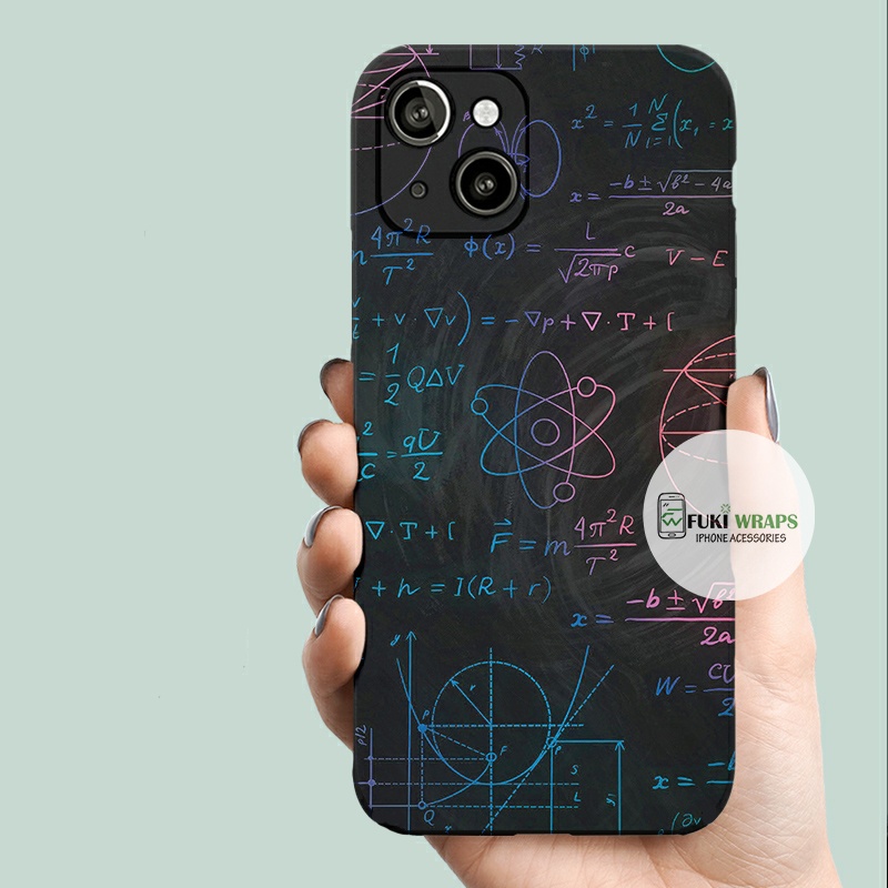 Tấm dán Skin Mặt Sau Toán Học FULL VIỀN Dành Cho 13prm , 12prm , 11prm , x, xsm , ip11 , ip12 , ip13 - FukiShop