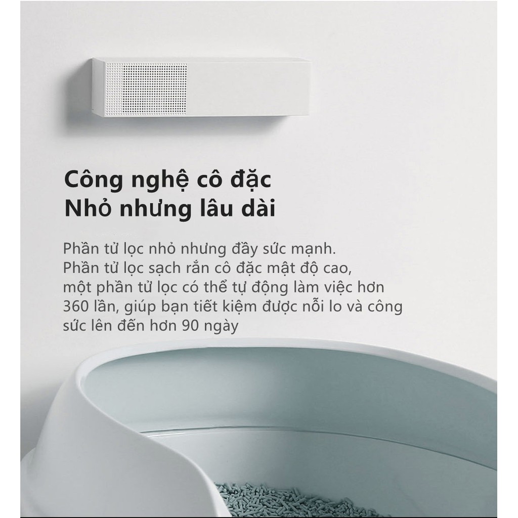 Xiaomi Petkit Pura Air - (Mini deodorizer) Máy khử mùi sản xuất ion và 20 hương liệu tự nhiên