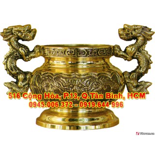LƯ NHANG QUAI RỒNG SIZE 2 ĐỒNG VÀNG CAO CẤP VĨNH TIẾN