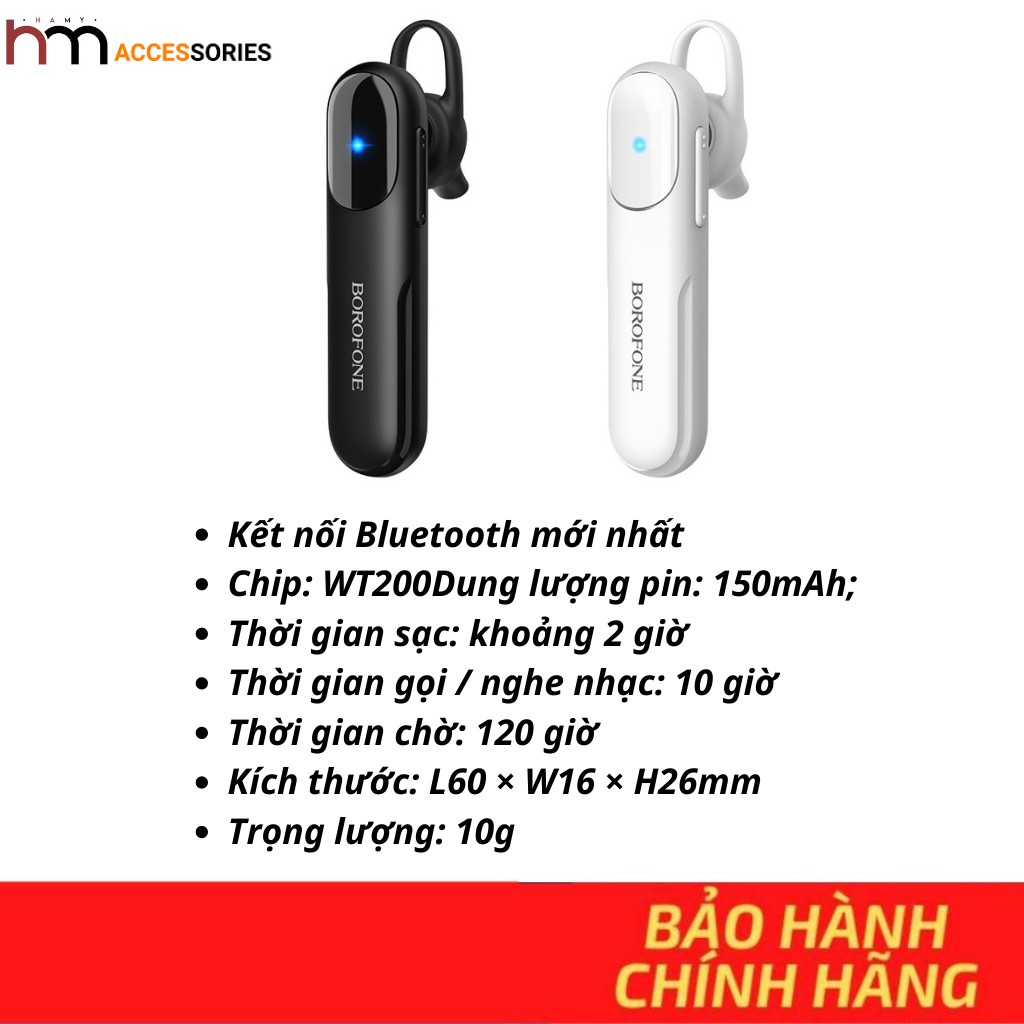 [CHÍNH HÃNG] Tai nghe Bluetooth không dây BOROFONE BC27 chính hãng 1 ĐỔI 1 | BigBuy360 - bigbuy360.vn