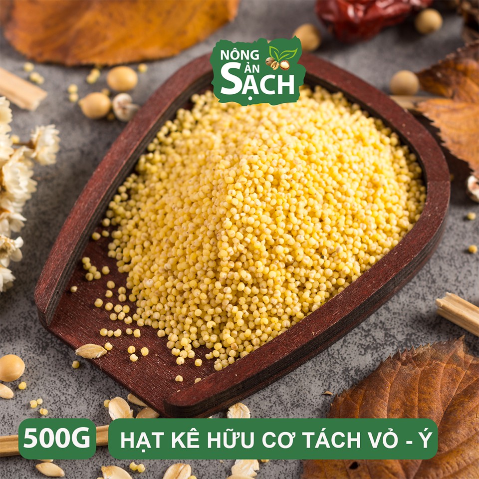 500g Hạt Kê Hữu Cơ Chính Hãng Không Biến Đổi Gen