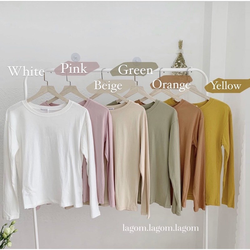 [SALE 79k giá bán 210k ] ÁO THUN TAY DÀI BASIC