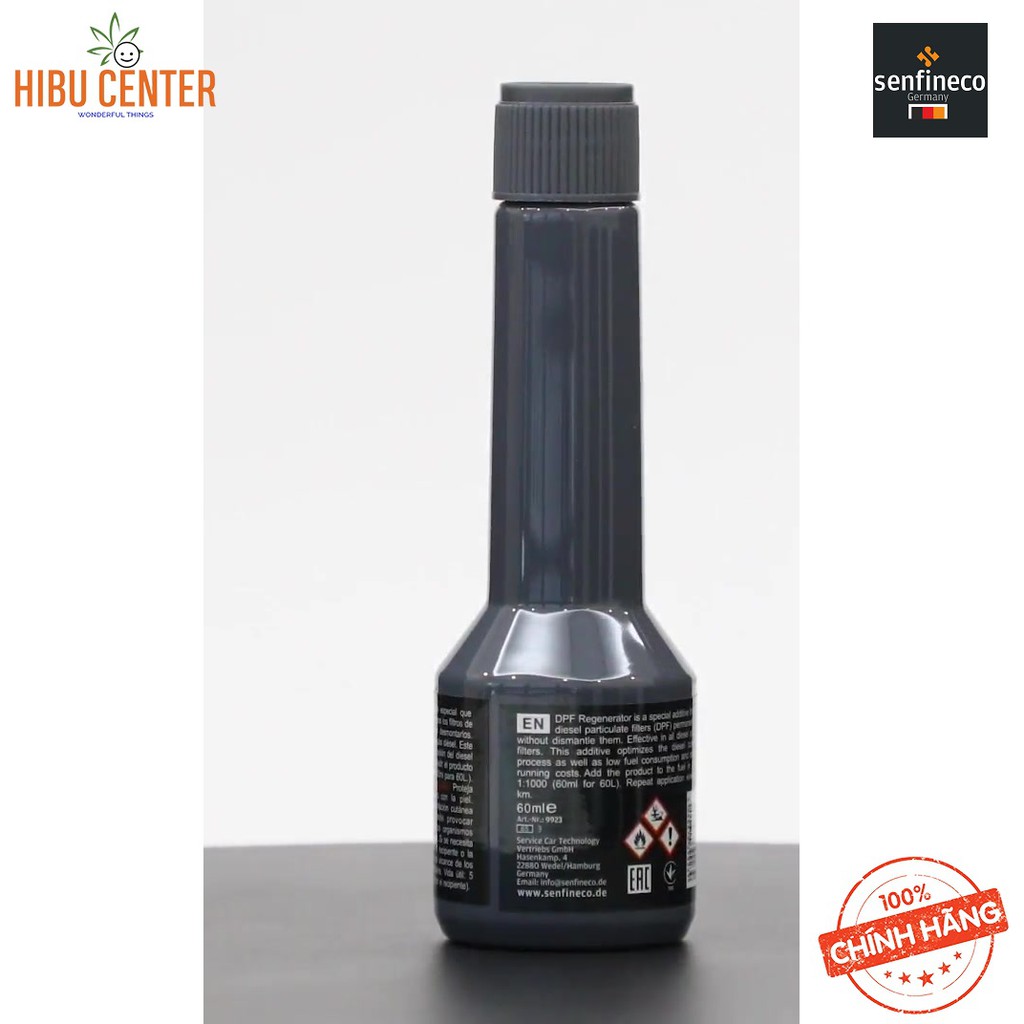 {100% Germany} Phụ Gia Làm Mới Bộ Lọc Hạt Senfineco 9923 – 60ML DPF – Regenertor – Hàng Chính Hãng – HIBUCENTER