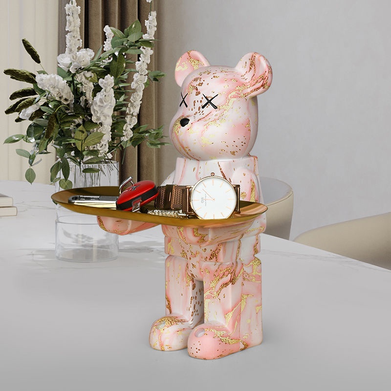 Khay Đựng Chìa Khóa Hình Gấu Độc Đáo Trang Trí Nhà Cửa DIY