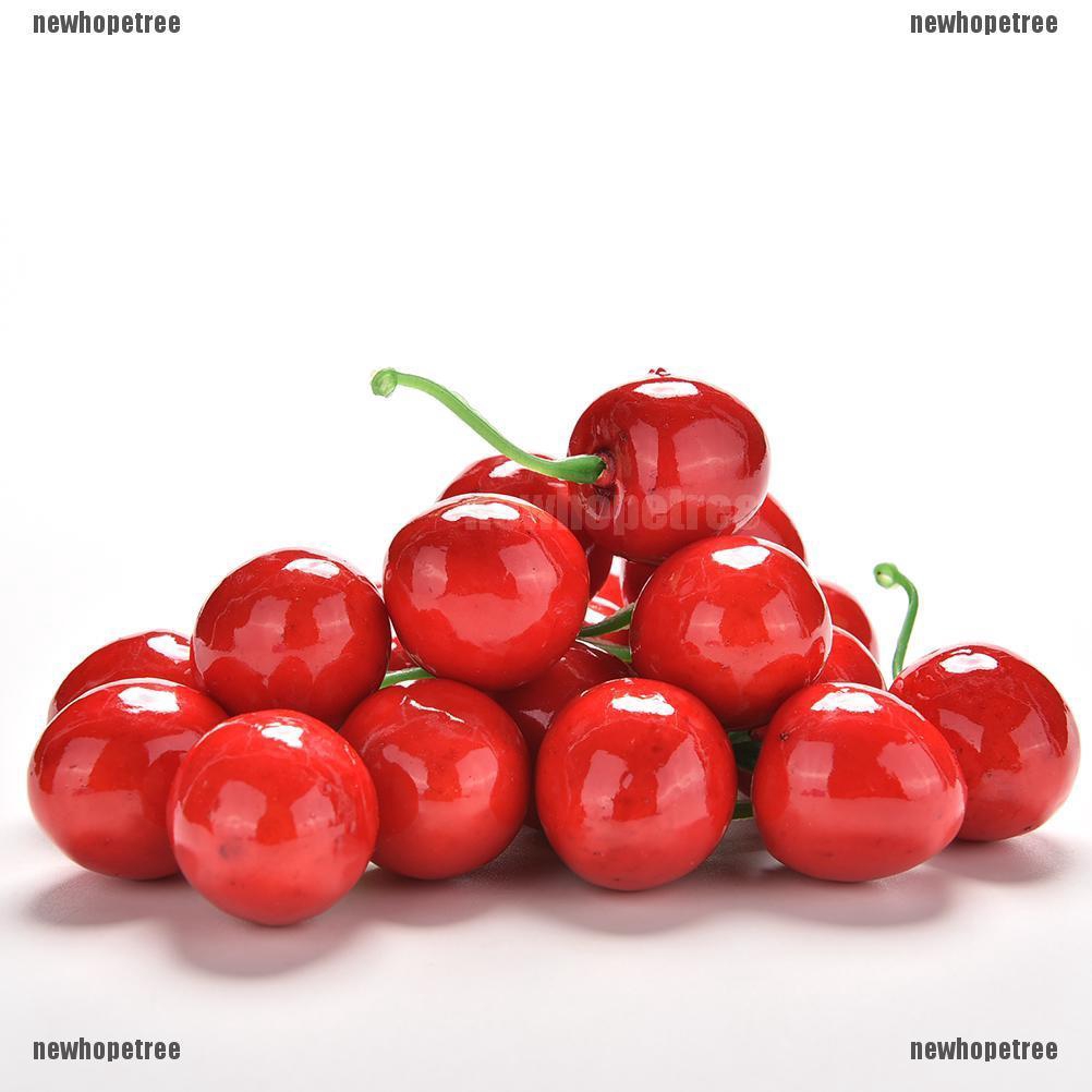 20 trái cherry nhân tạo dùng trang trí tiệc ở nhà hoặc tiệc cưới