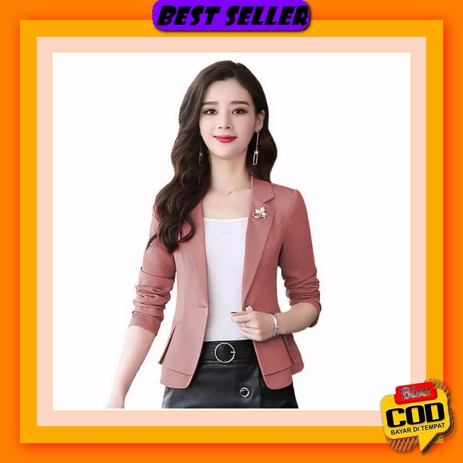 Áo Khoác Blazer Nhập Khẩu Hàn Quốc Chính Hãng Thời Trang Công Sở Hàng Nhập Khẩu Mới Nhất Cho Nữ T7F9 Blezer Ga