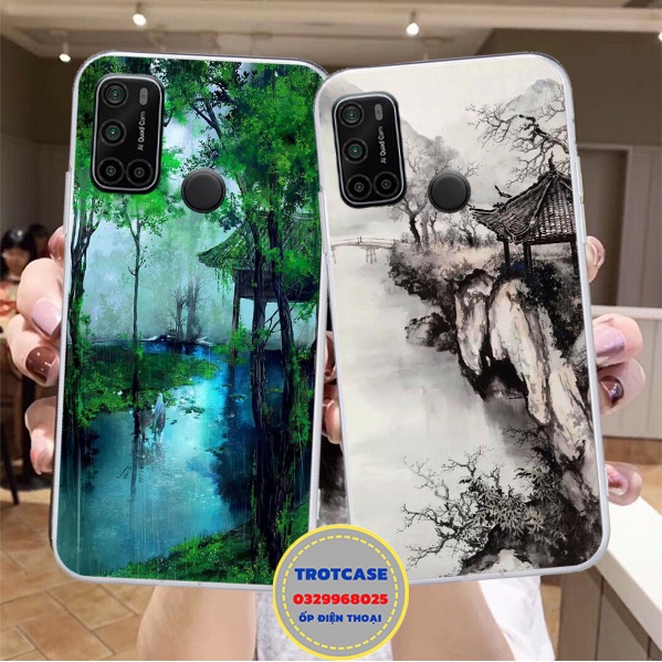 Ốp lưng Vsmart Joy 4 - Live 4 - Star 5 - in hình phong cảnh rừng núi cây cỏ siêu đẹp , sắc nét