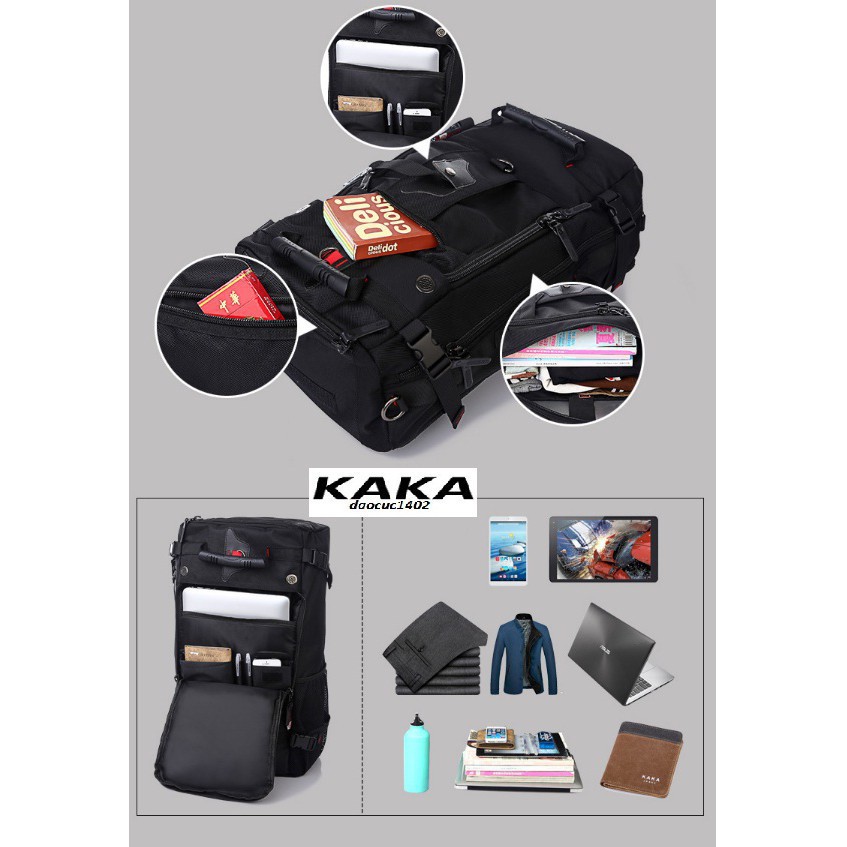 Kaka - Balo du lịch chuyên dụng HÀNG SẴN Size to - Hàng nhập khẩu