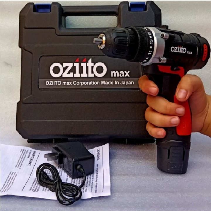 Máy khoan pin OZITO 12V, máy khoan cầm tay, máy bắt vít cao cấp