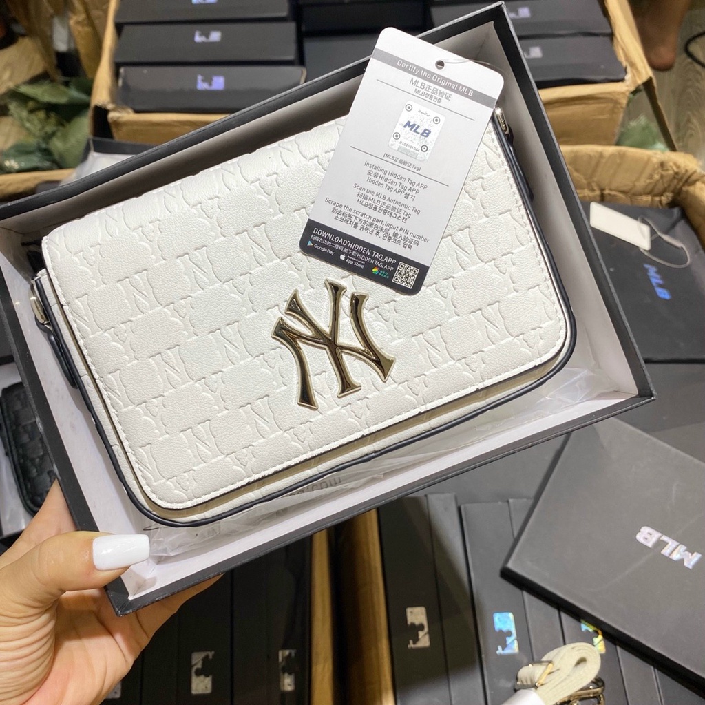 Túi Đeo chéo MLB da full box đủ màu hàng xuất dư
