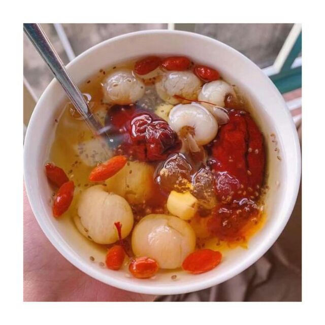 Set chè dưỡng nhan organic đầy đủ 8 vị