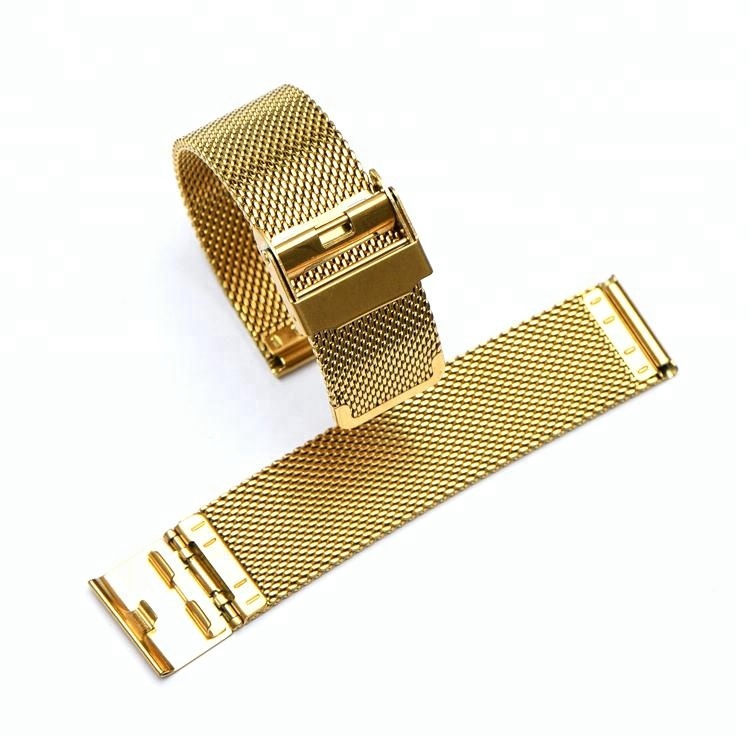 Dây đồng hồ Milanese bằng thép không gỉ thông dụng 0.5 10 12 14 16 17 18 19 20 21 22 24mm
