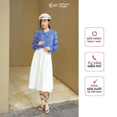 Chân váy ly bung tag cạp CCHAT | BigBuy360 - bigbuy360.vn