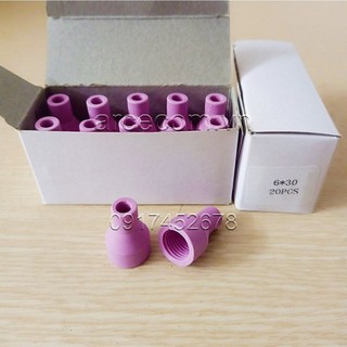 Chụp sứ hàn tig QQ150 6x30mm - hộp 20 cái