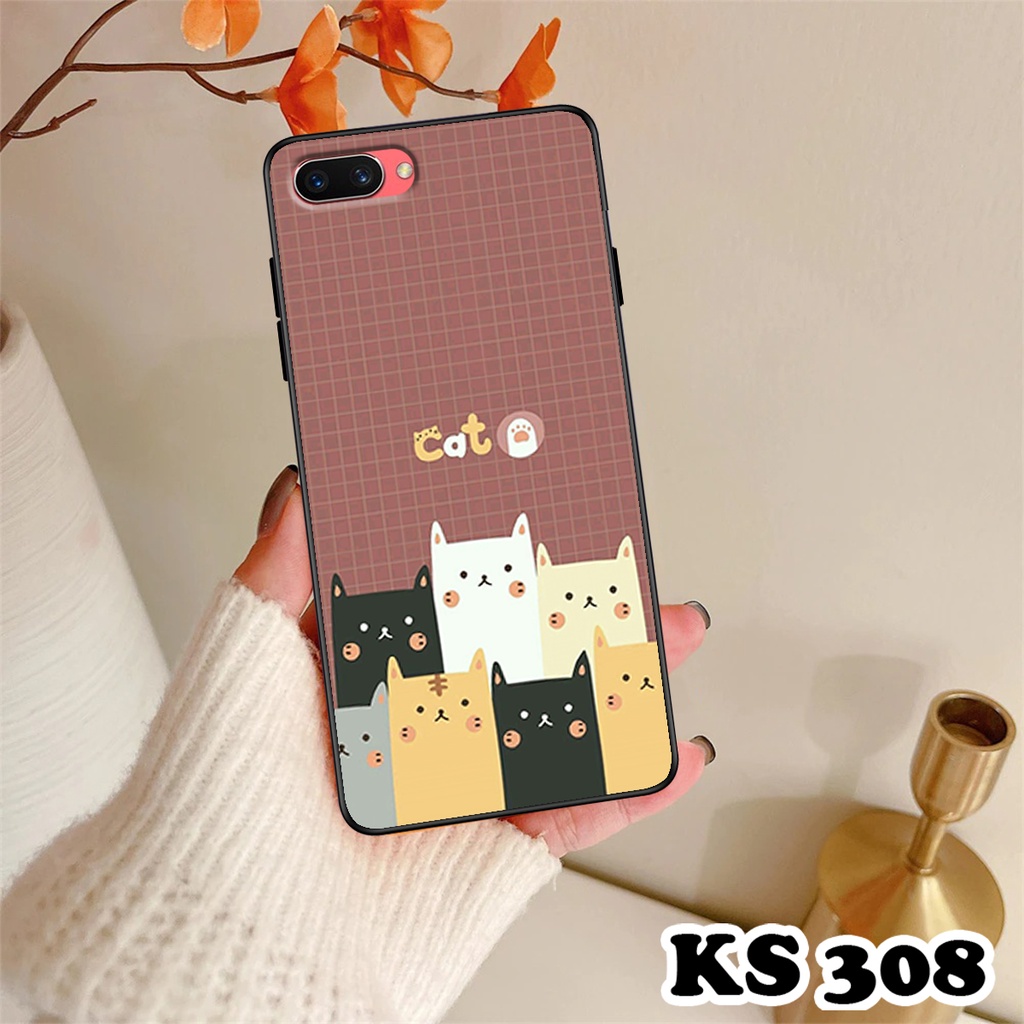 Ốp lưng Oppo A3s - Realme C2 - Ốp Oppo in hình LoveCat - Chất liệu TPU siêu bền